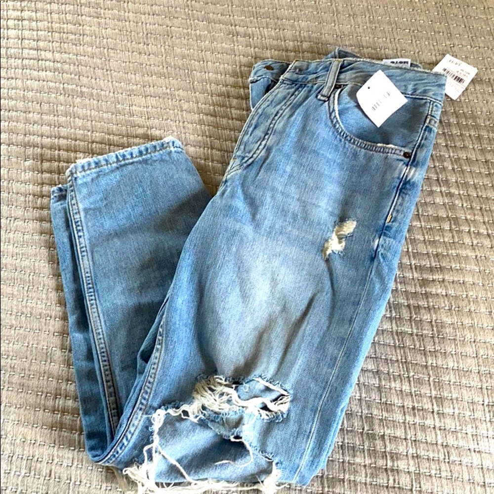 Top shop Ripped Boyfriend Jeans